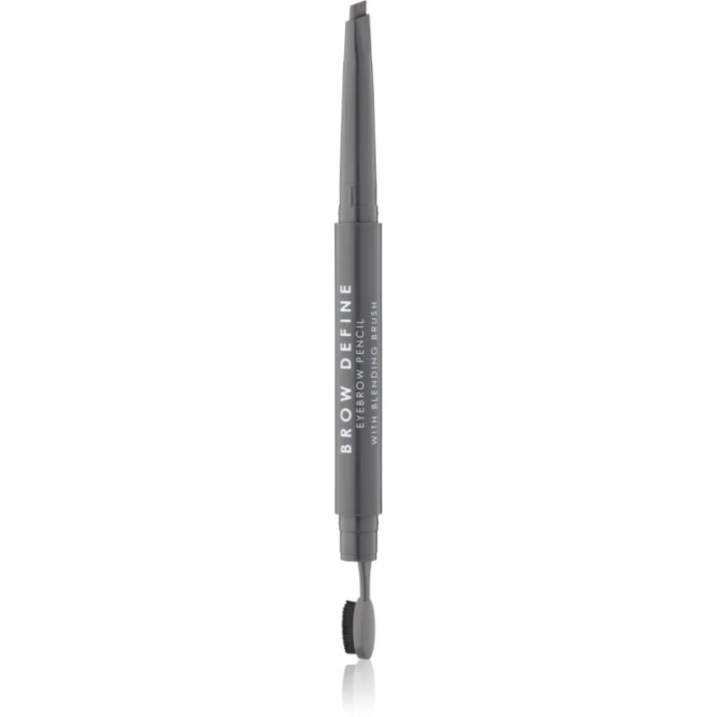 MUA Makeup Academy Brow Define creion pentru sprancene cu pensula culoare Grey 0.25 g