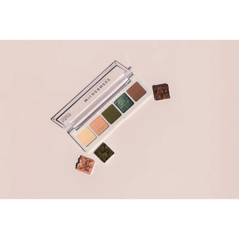 MUA Makeup Academy Eyeshadow Collection 5 Shade Palette paletă cu farduri de ochi culoare Wilderness 3.8 g
