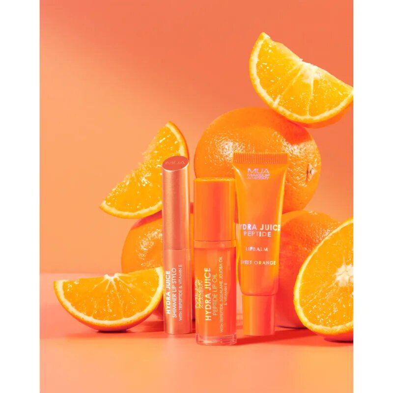 MUA Makeup Academy Hydra Juice Peptide Lip Oil ulei pentru buze culoare Sweet Orange 7 ml