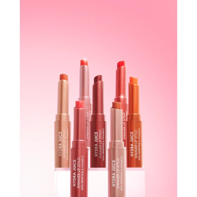 MUA Makeup Academy Hydra Juice Peptide Shimmer Lip Stylo ruj stralucitor cu efect de nutritiv culoare Berry Bliss 1.5 g