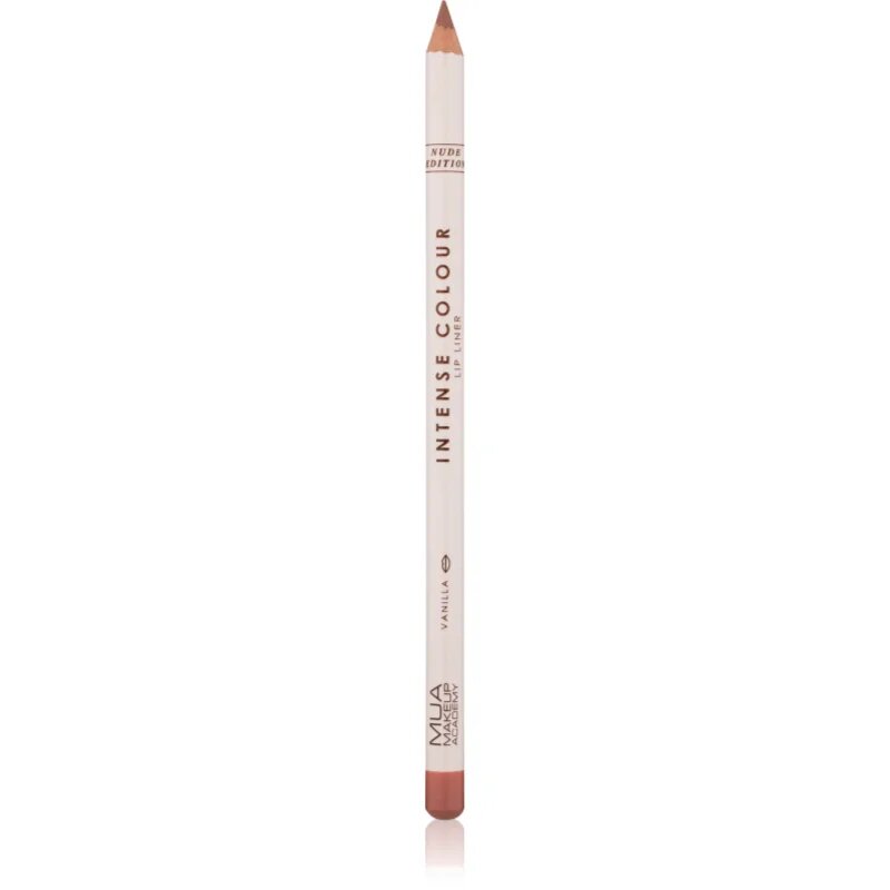 MUA Makeup Academy Intense Colour Nude Edition creion de buze cu trasare precisă culoare Vanilla 1.5 g