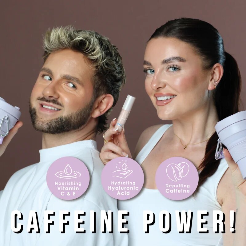 MUA Makeup Academy PRO/BASE Double Shot iluminator pentru ochi cu cafeina culoare Light 5 ml