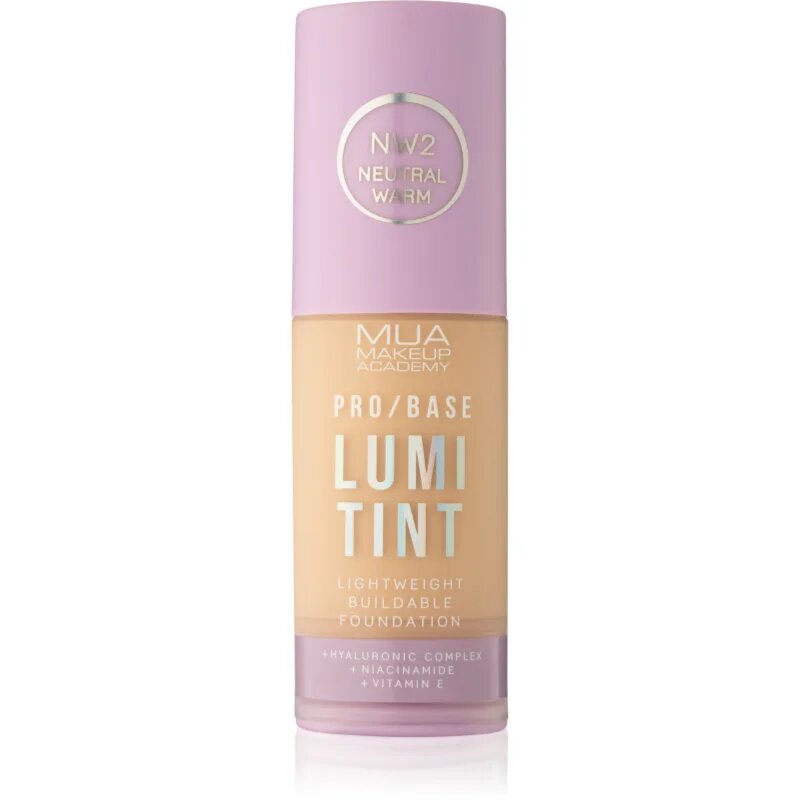 MUA Makeup Academy PRO/BASE Lumi Tint make-up cu textura usoara culoare NW2 30 ml
