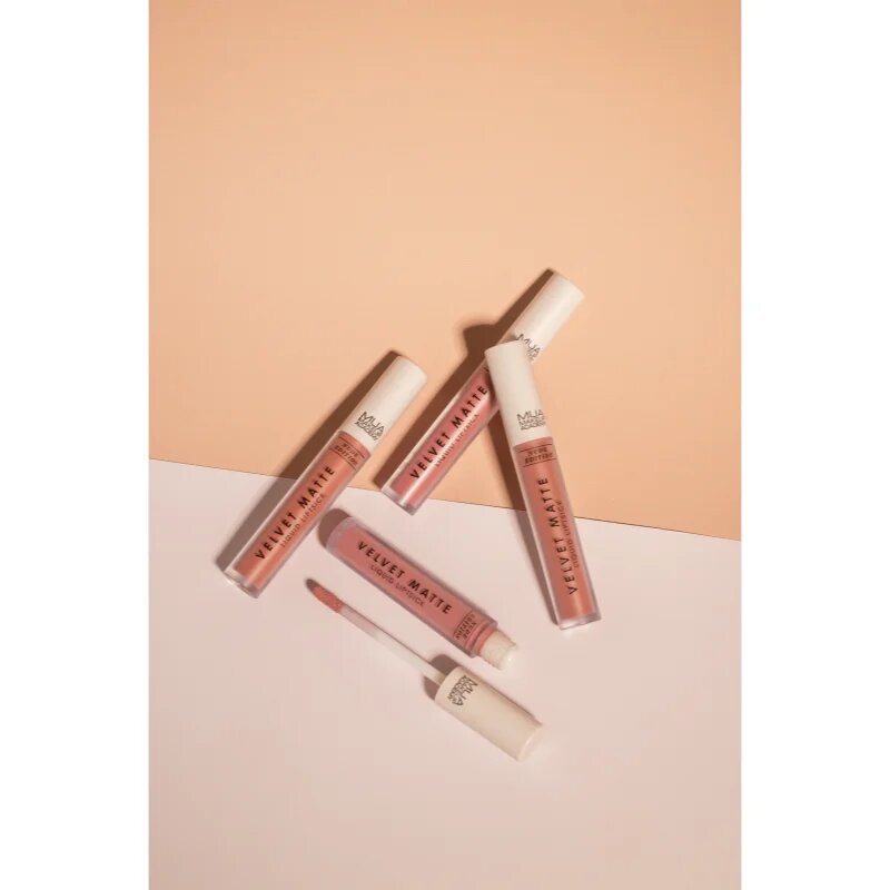 MUA Makeup Academy Velvet Matte Nude Edition ruj lichid mat culoare Classic 3 ml