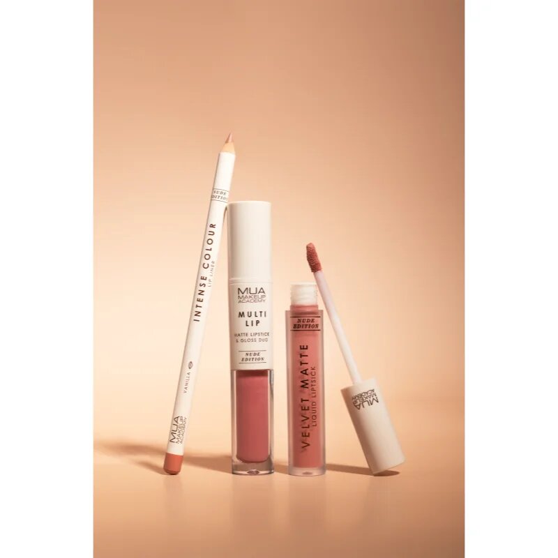 MUA Makeup Academy Velvet Matte Nude Edition ruj lichid mat culoare Classic 3 ml
