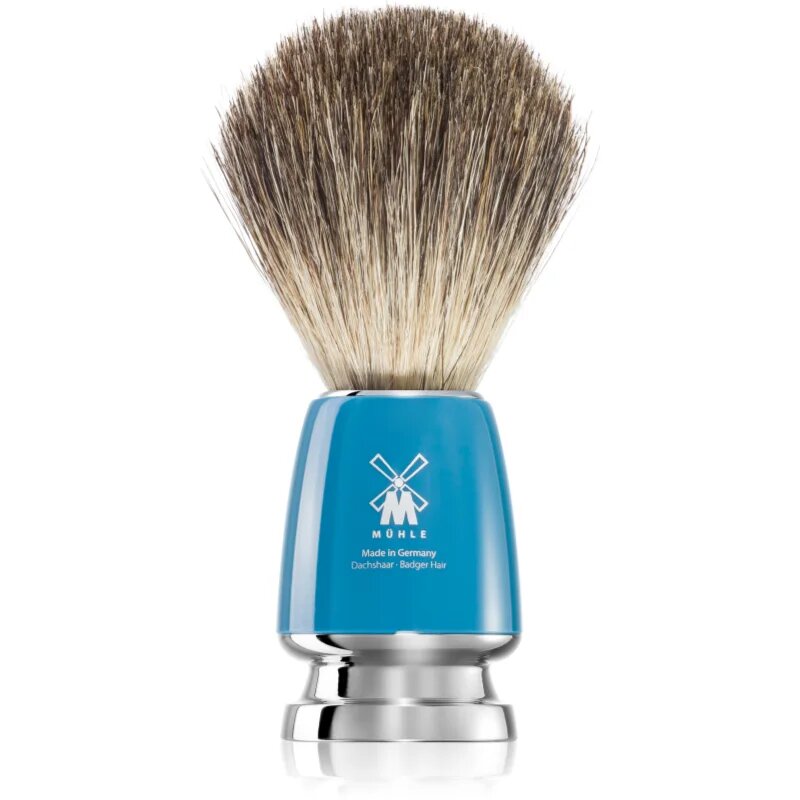 RYTMO Pure Badger pamatuf pentru ras din par de bursuc Blue Resin 1 buc