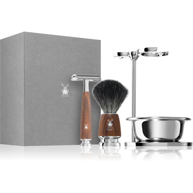 RYTMO Set Steamed Ash set de bărbierit