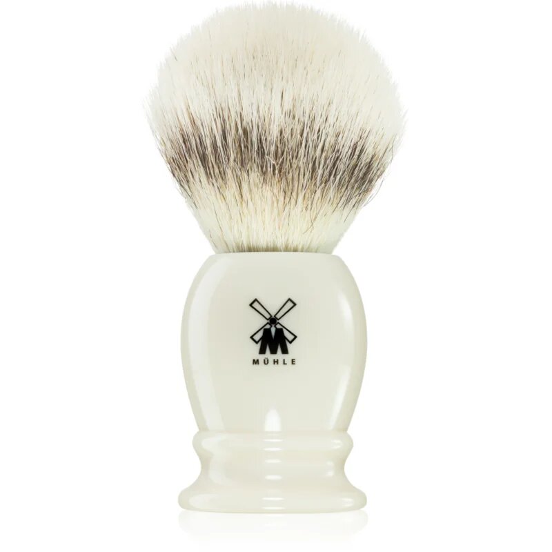 Mühle Silvertip Fibre Ivory Resin Pamatuf pentru barbierit Medium 1 buc
