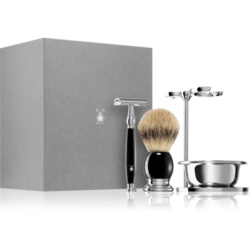 SOPHIST Black Silvertip Badger set de bărbierit
