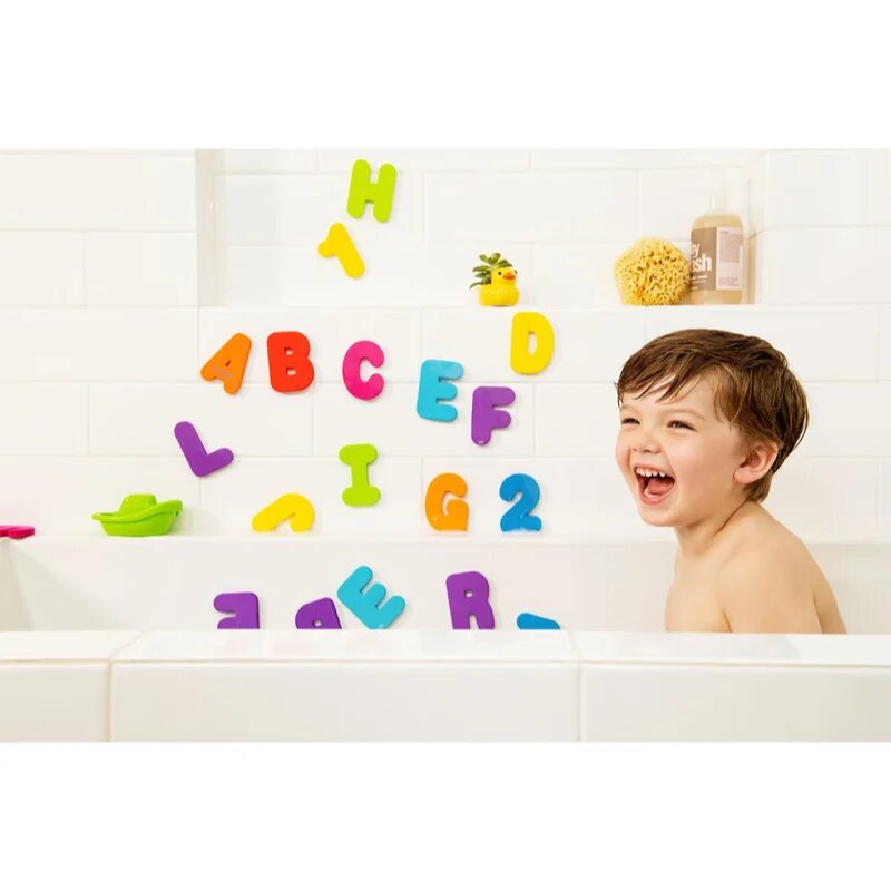 Munchkin Bath Learn Letters & Numbers jucărie pentru apă 18 m+ 36 buc