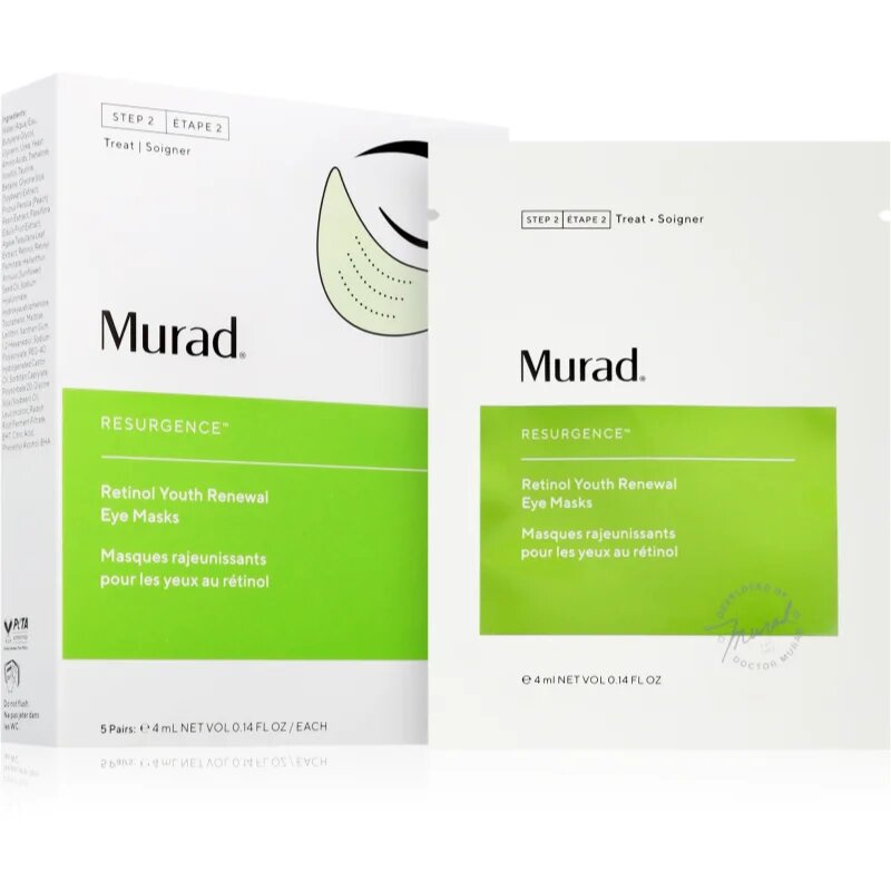 Murad Dr. Zion x masca pentru ochi sub formă de plasturi cu retinol 5 buc