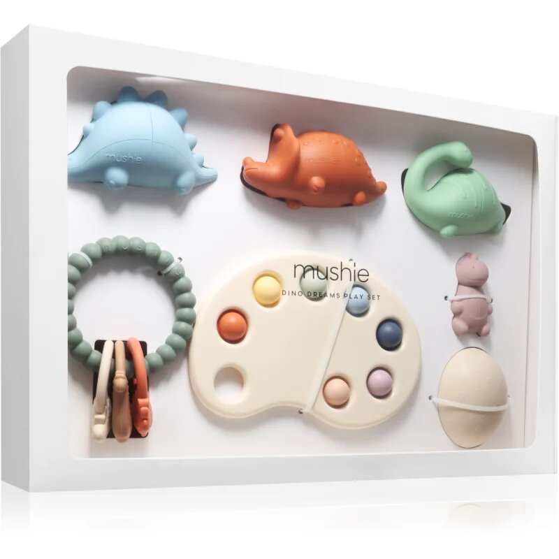 Mushie Dino Dreams set de jucării pentru copii 3m+