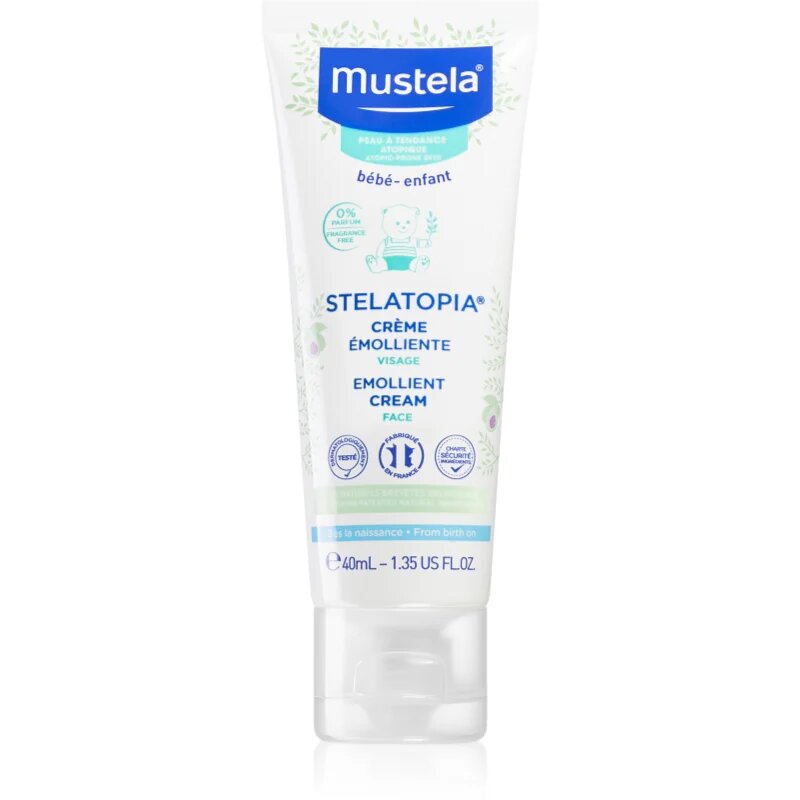 Mustela Bébé Stelatopia cremă de față pentru fermitate pentru nou-nascuti si copii 40 ml