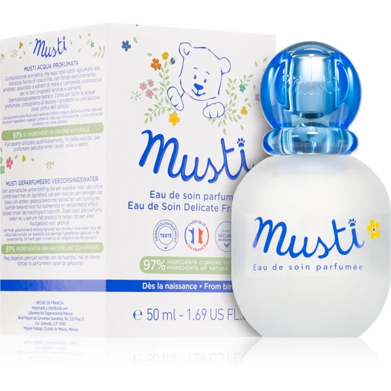 Mustela Musti Body Mist pentru nou-nascuti si copii 50 ml