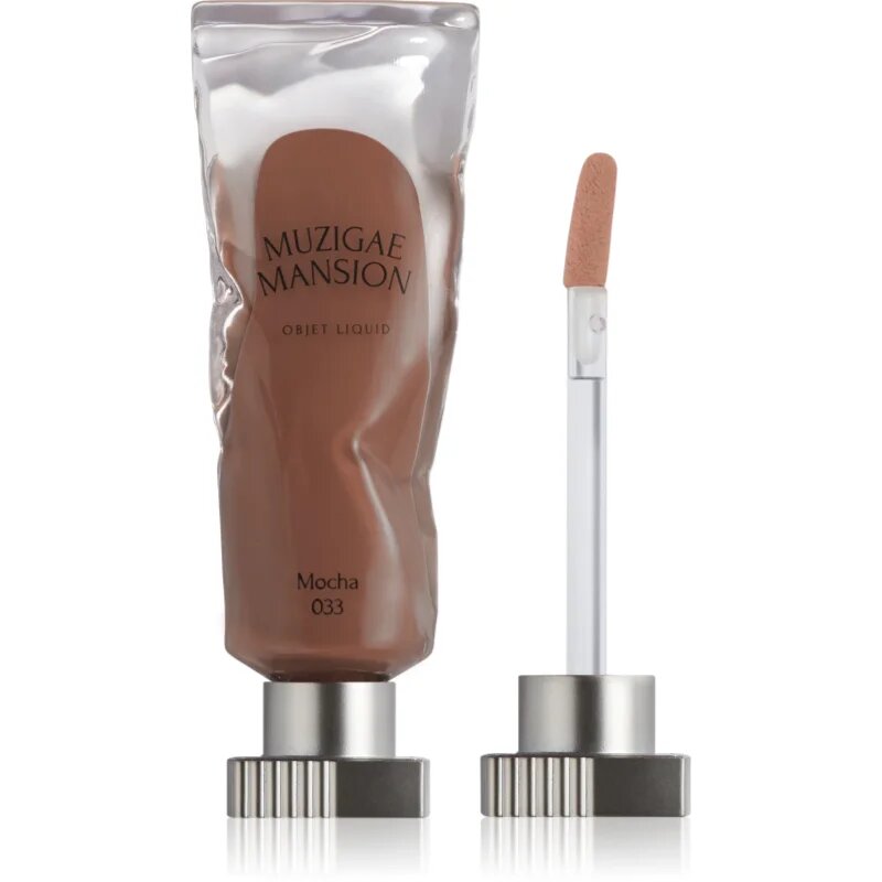 MUZIGAE MANSION Objet Liquid Ruj de buze lichid de lunga durata cu efect matifiant culoare 033 Mocha 6 ml