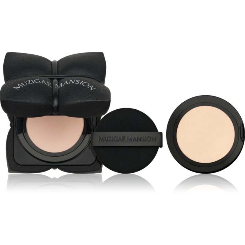 MUZIGAE MANSION Sleek Matt Cushion burete cu machiaj de lungă durată SPF 50+ + refill culoare N21 2x15 g