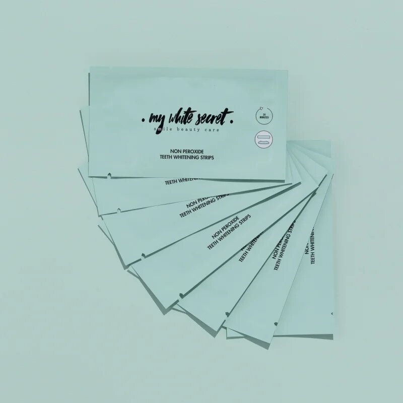 My White Secret Non - Peroxide Teeth Whitenings Strips benzi pentru ablirea dintilor pentru dinti 7 buc