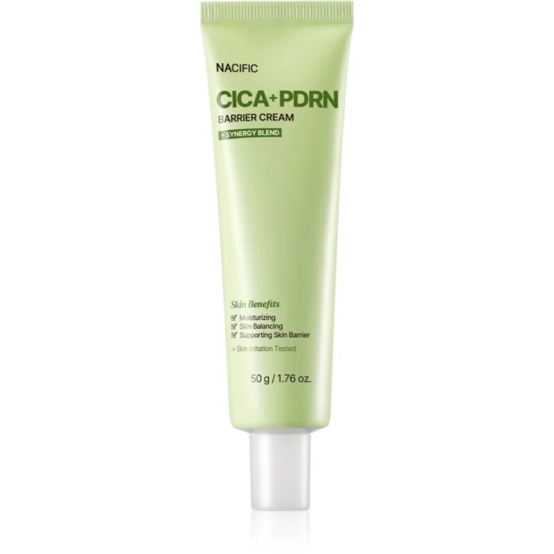 Nacific Cica PDRN Barrier Cream crema calmanta si hidratanta pentru o piele mai luminoasa 50 g
