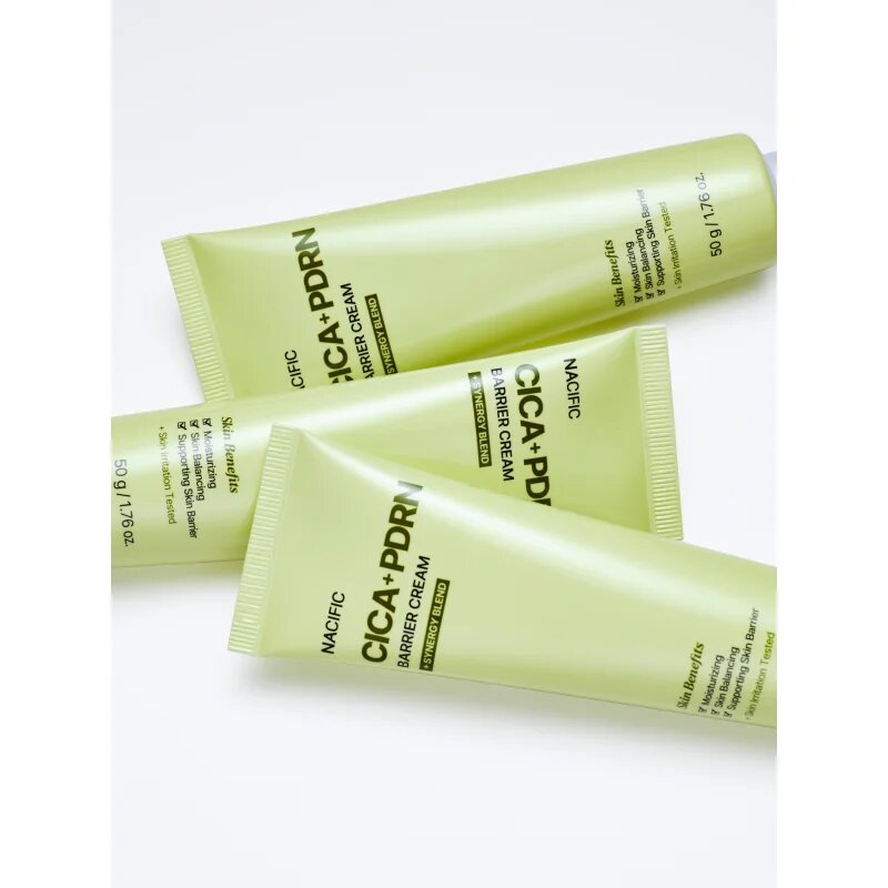 Nacific Cica PDRN Barrier Cream crema calmanta si hidratanta pentru o piele mai luminoasa 50 g