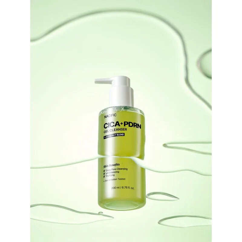 Nacific Cica PDRN Gel Cleanser gel intens pentru curatare cu efect calmant 200 ml