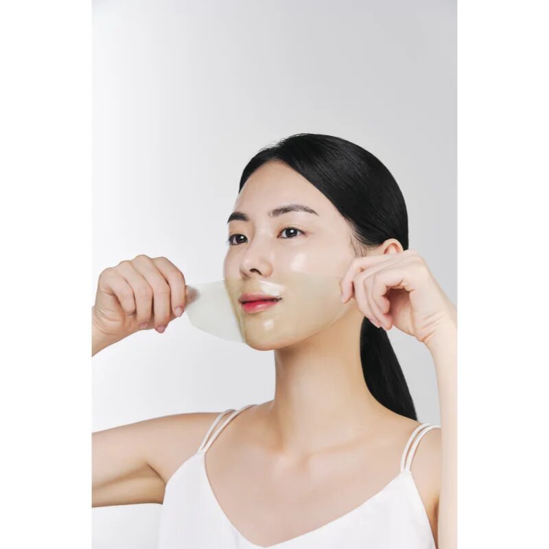 Nacific Green Tea Collagen Gel Mask masca pentru albirea tenului cu efect de hidratare 1 buc