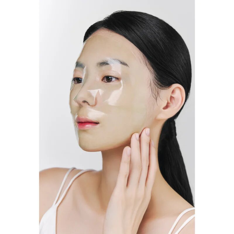 Nacific Green Tea Collagen Gel Mask masca pentru albirea tenului cu efect de hidratare 1 buc