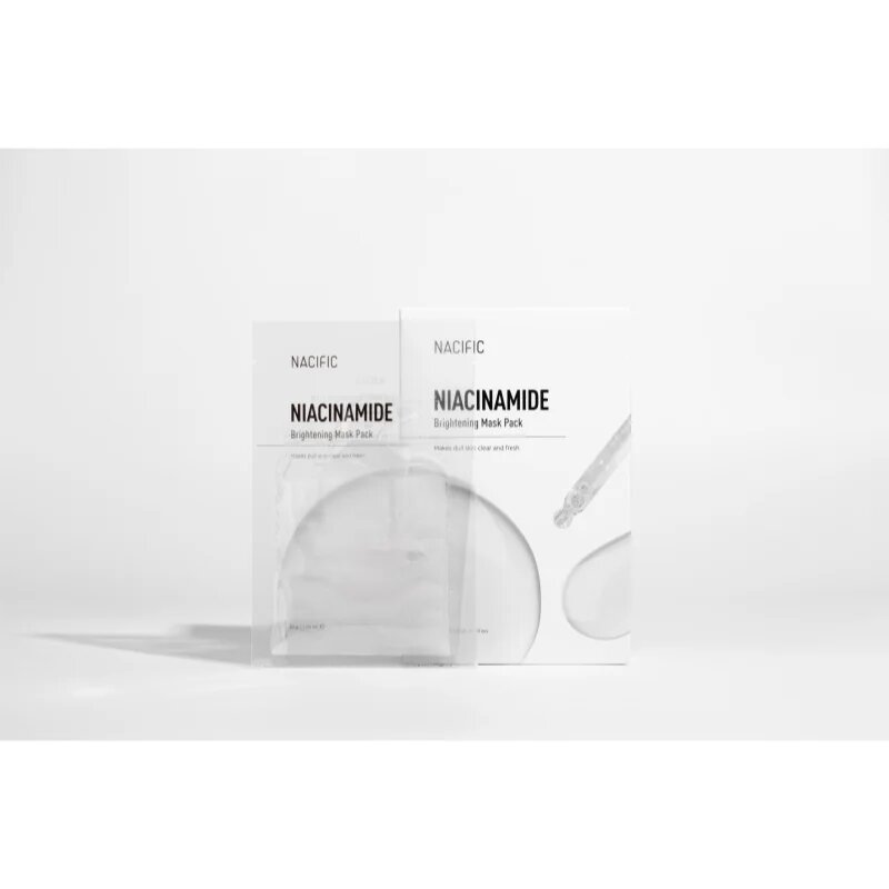 Nacific Niacinamide Brightening Mask Pack mască textilă iluminatoare anti-imbatranire 1 buc