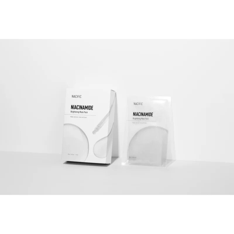 Nacific Niacinamide Brightening Mask Pack mască textilă iluminatoare anti-imbatranire 1 buc