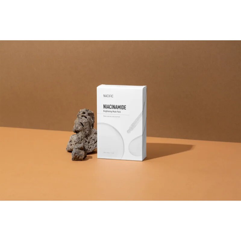 Nacific Niacinamide Brightening Mask Pack mască textilă iluminatoare anti-imbatranire 1 buc
