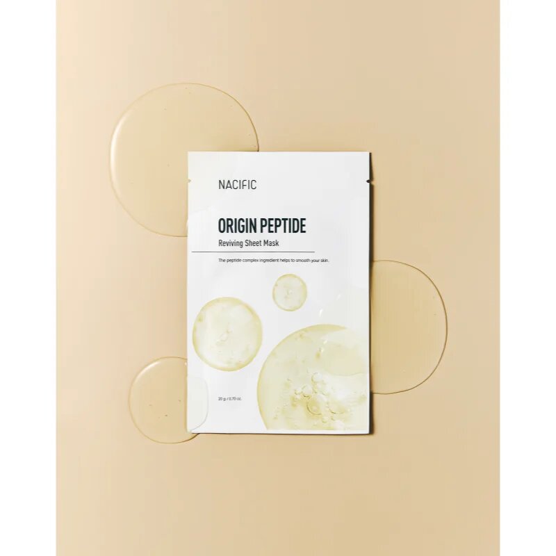 Nacific Origin Peptide Mask Pack masca faciala pentru fermitate cu efect de hidratare 1 buc