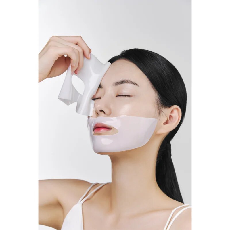 Nacific Rice + Pepta Collagen Gel Mask mască textilă hidratantă pentru strălucirea și netezirea pielii 1 buc