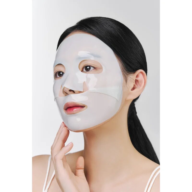 Nacific Rice + Pepta Collagen Gel Mask mască textilă hidratantă pentru strălucirea și netezirea pielii 1 buc