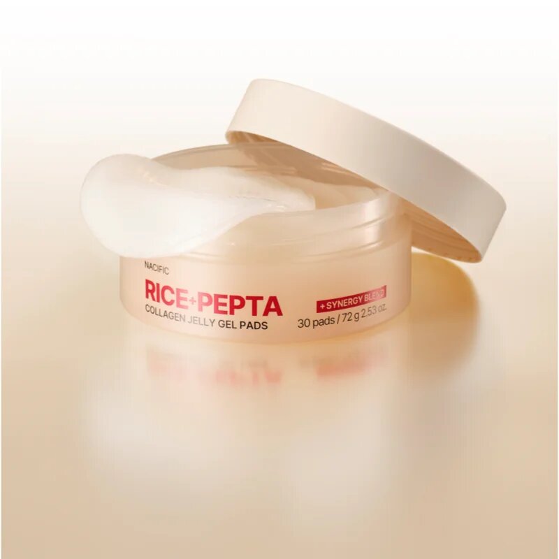 Nacific Rice + Pepta Collagen Jelly Gel Pads dischete de tonifiere cu efect de întărire 30 buc
