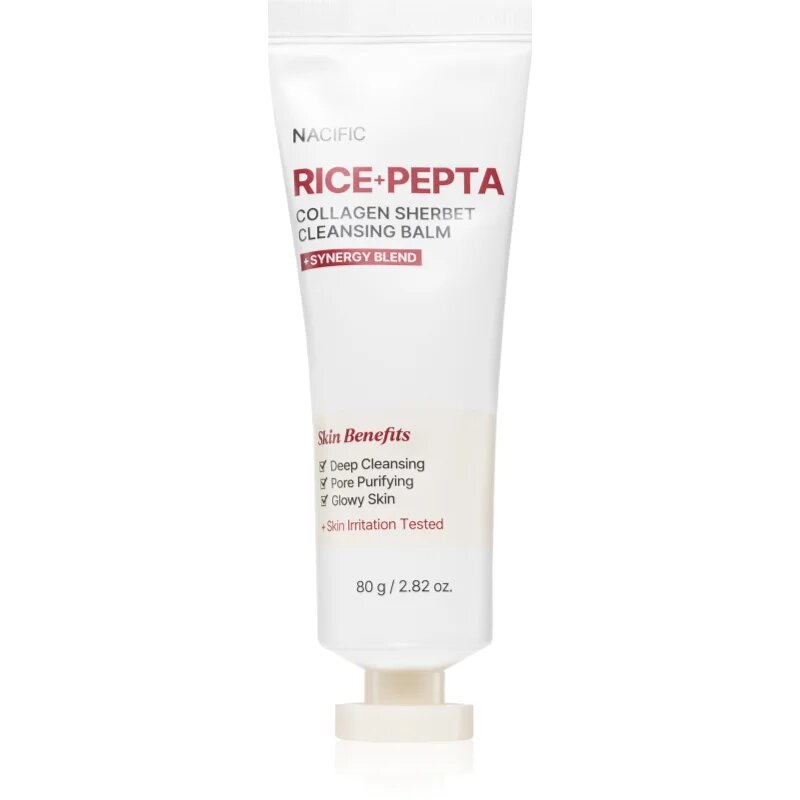 Nacific Rice + Pepta Collagen Sherbet Cleansing Balm Balsam pentru curatare intensa cu efect de hidratare 80 g