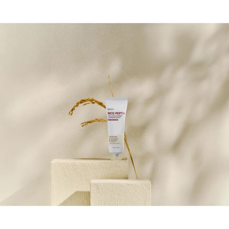 Nacific Rice + Pepta Collagen Sherbet Cleansing Balm Balsam pentru curatare intensa cu efect de hidratare 80 g