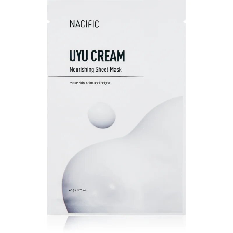 Nacific Uyu Cream Nourishing Mask Pack mască facială intens hidratantă cu efect calmant 1 buc