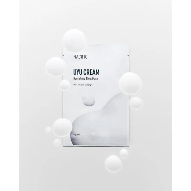 Nacific Uyu Cream Nourishing Mask Pack mască facială intens hidratantă cu efect calmant 1 buc