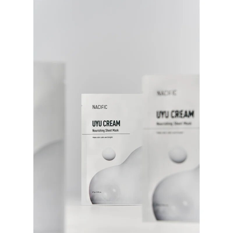 Nacific Uyu Cream Nourishing Mask Pack mască facială intens hidratantă cu efect calmant 1 buc