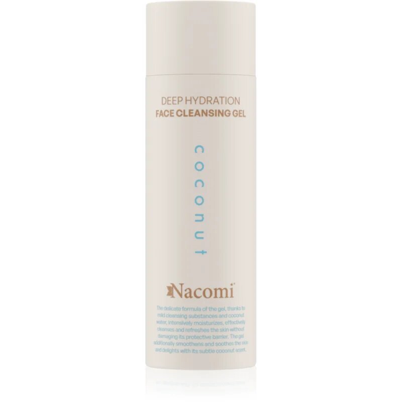 Nacomi Deep hydration gel de curățare Coconut 140 ml