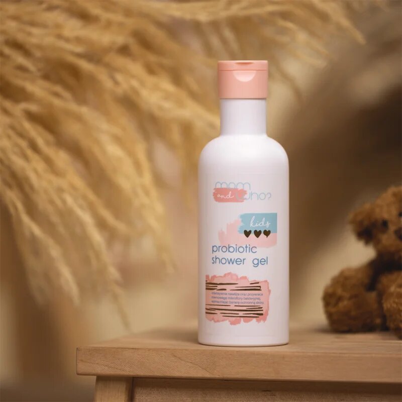 Nacomi Mom & Who Kids gel de duș cu probiotice pentru copii 250 ml