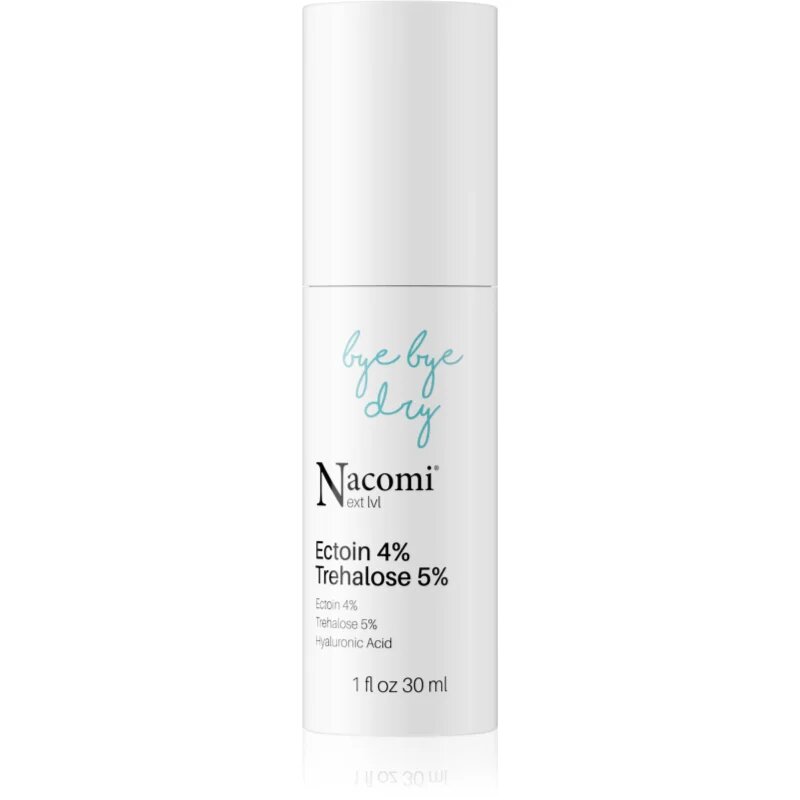 Nacomi Next Level Bye Bye Dry ser hidratant pentru tenul uscat Ectoin 4% Trehalose 5% 30 ml