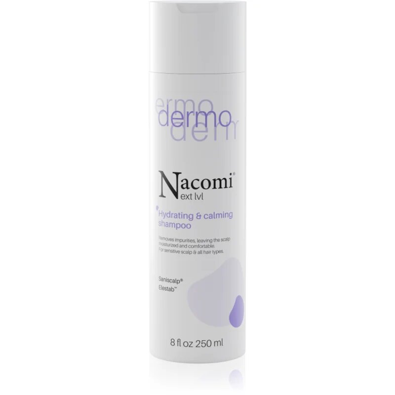 Nacomi Next Level Dermo Hydrating & calming shampoo Sampon hidratant si calmant 250 ml