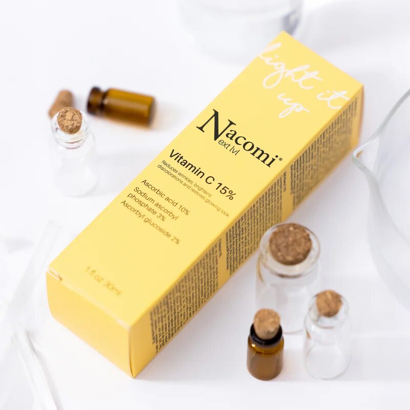 Nacomi Next Level Light It Up ser stralucire cu vitamina C 30 ml