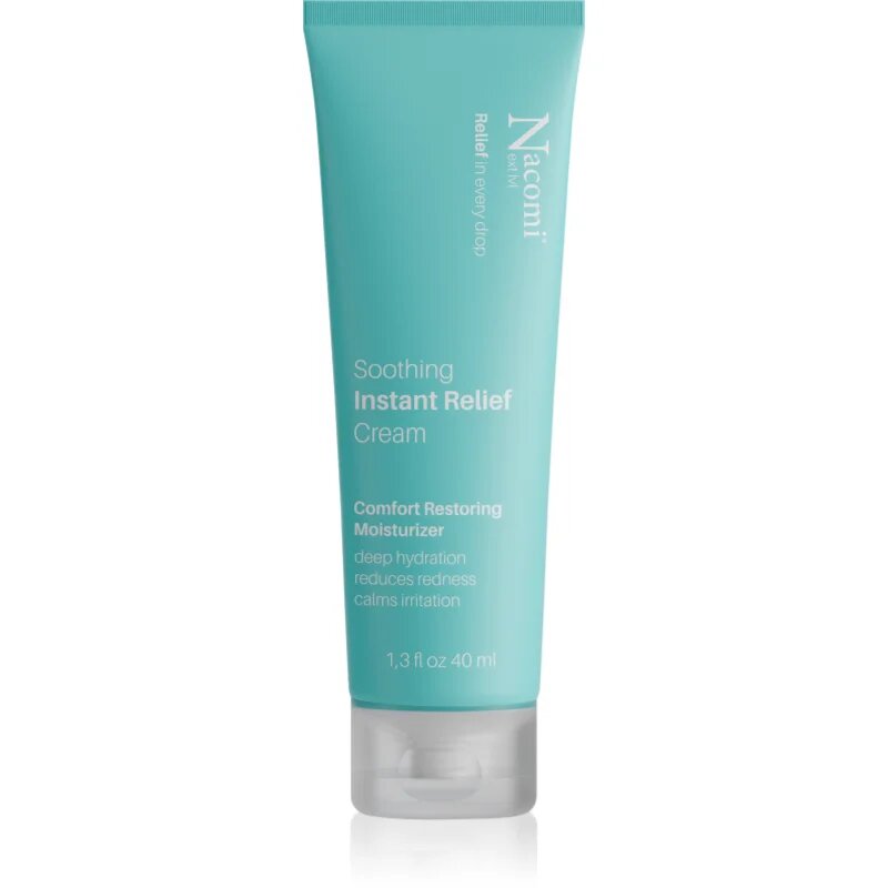 Nacomi Next Level Soothing crema de fata regeneratoare cu efect calmant 40 ml
