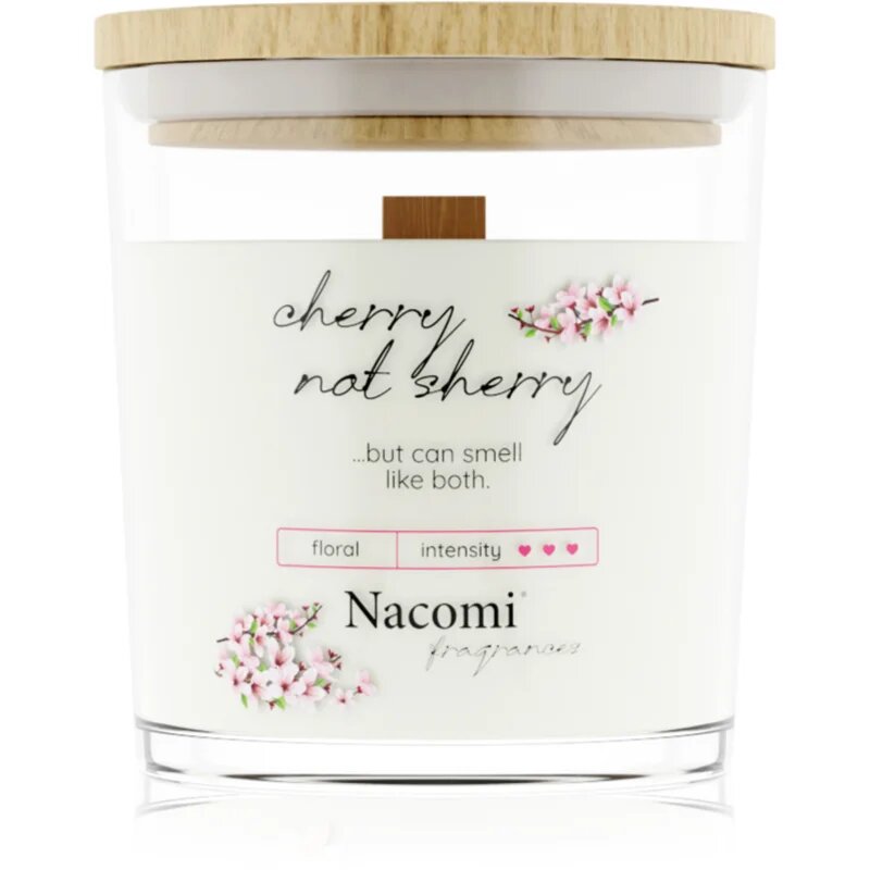 Nacomi Soy Candle Home Fragrances lumânare parfumată cu fitil din lemn 140 g