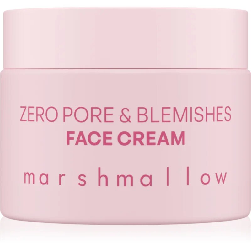 Nacomi Zero Pore & Blemishes cremă pentru față impotriva imperfectiunilor pielii MARSHMALLOW 40 ml