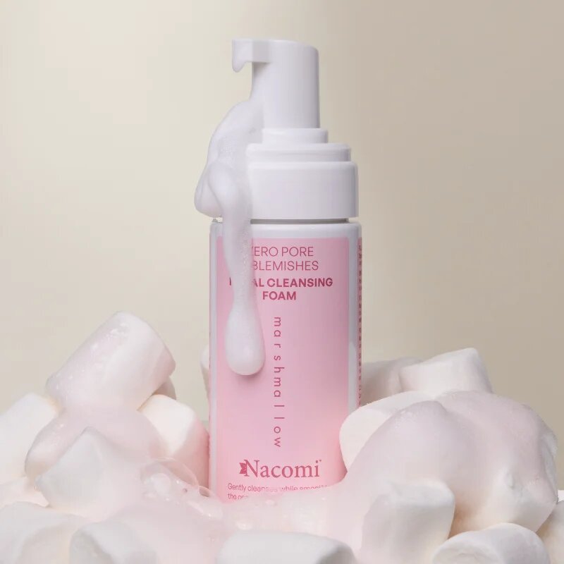 Nacomi Zero Pore & Blemishes spuma de curatat Marshmallow 150 ml