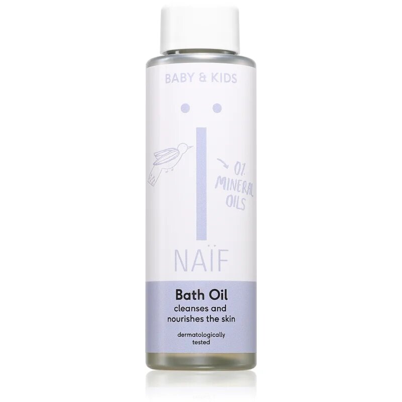 Naif Baby & Kids Bath Oil ulei de baie pentru bebeluși și copii mici 100 ml