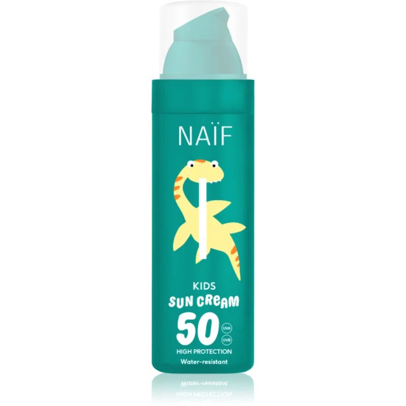 Naif Kids Sun Cream cremă pentru plaja SPF 50 pentru copii 3+ 100 ml