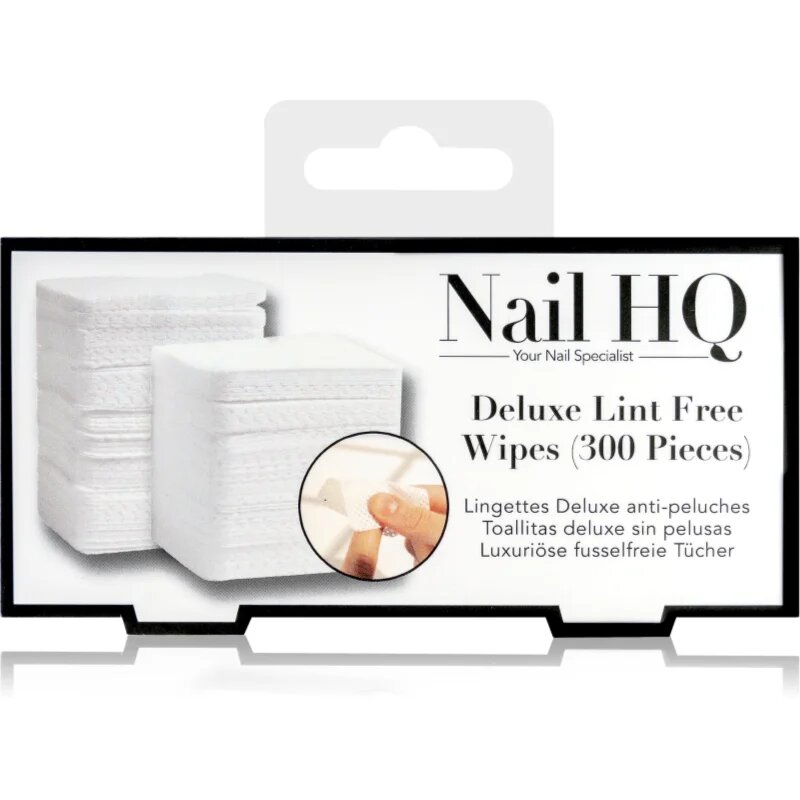 Deluxe Lint Free Wipes dischete demachiante pentru unghii 300 buc